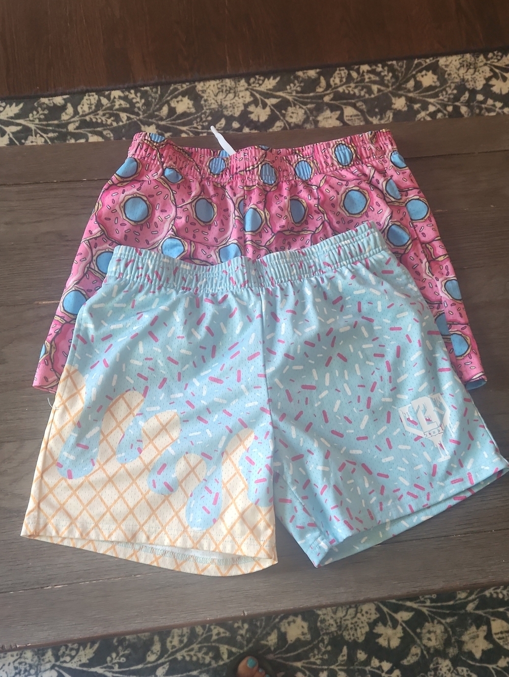 Baseball Lifestyle 101 Donut & Ice Cream Novelty Swim Shorts - 2 Pairs!